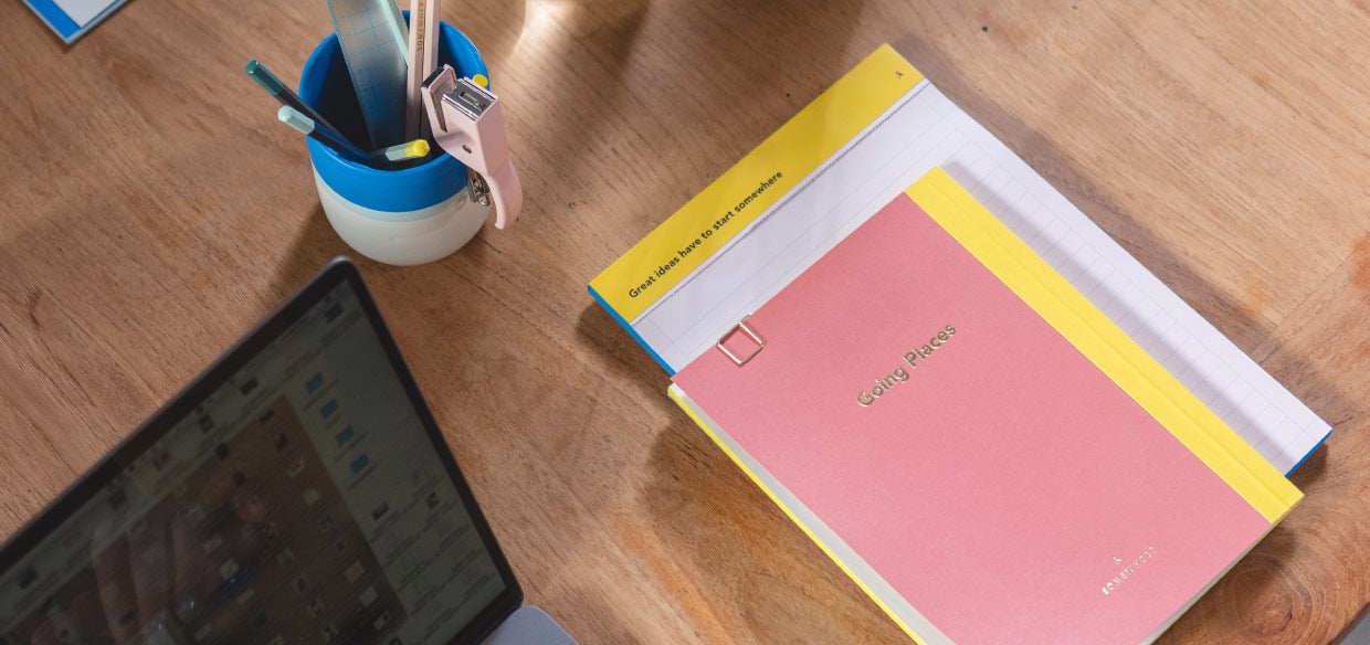 מחברת כריכה רכה גדולה – קורל