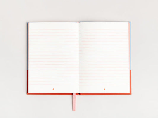 מחברת כריכה קשה – כחול קרח