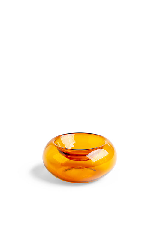 כלי זכוכית להנבטת אבוקדו - אמבר שקוף