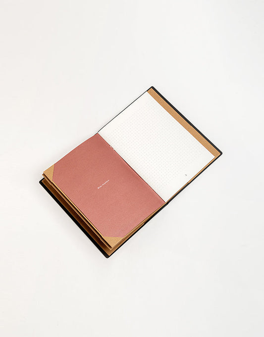 מחברת מודולרית - כריכה רכה בצבע גרפיט + 1 מחברת מילוי