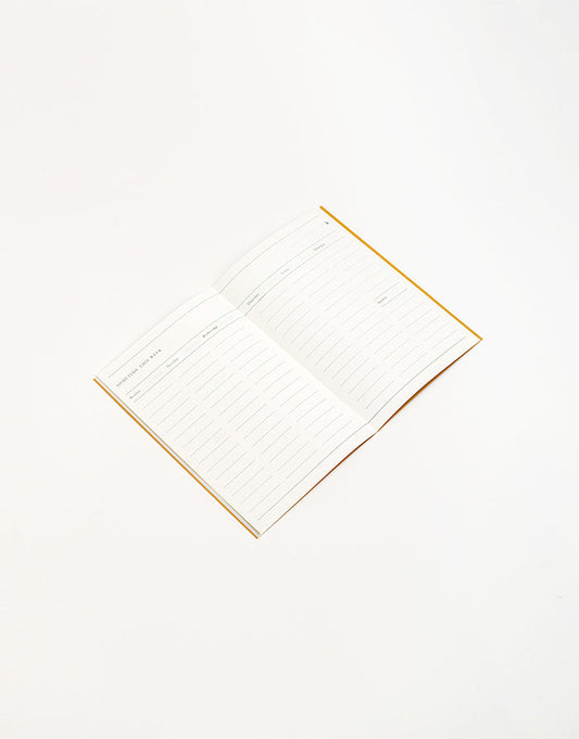 מחברת תיכנון שבועי A5 בכריכה רכה – מתאימה גם כמחברת מילוי