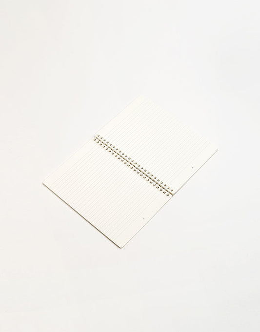 מחברת ספירלה רכה A5 – אפור אבן