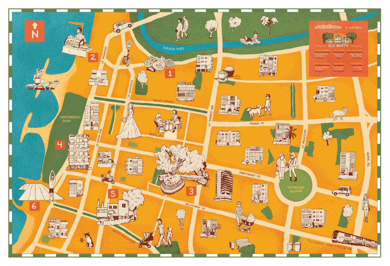מפה מאויירת | הצפון הישן | סדרת נייברהודס