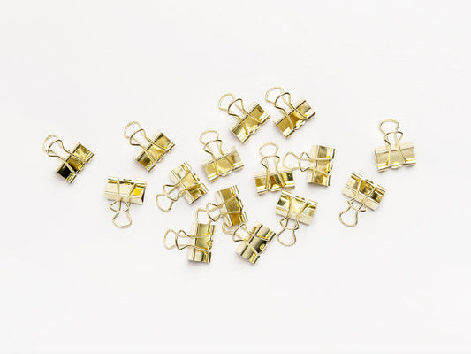 מיני קליפסים זהב -  Go-Go – 15 יח'