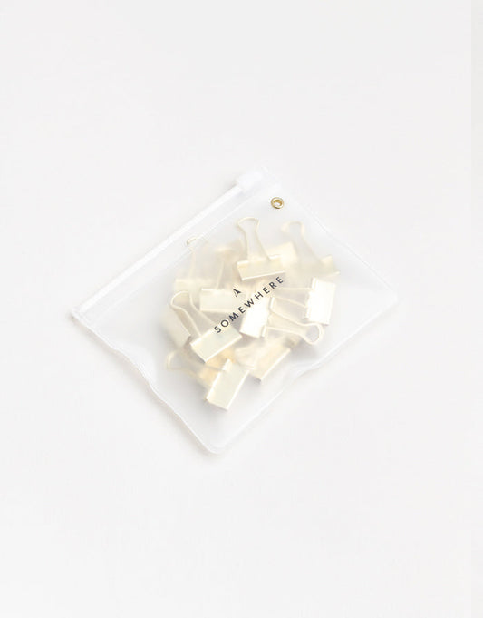 מיני קליפסים זהב -  Go-Go – 15 יח'