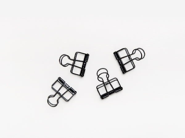 קליפסים שחורים מידי – 4 יח'