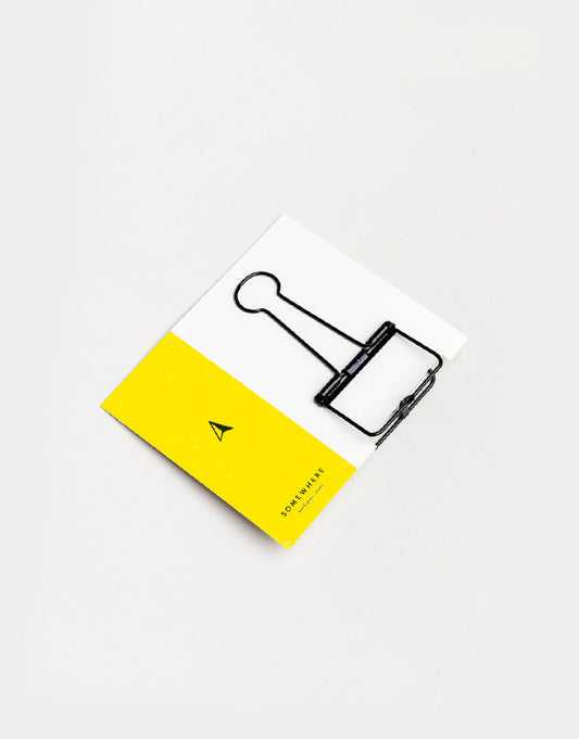 קליפס שחור ענק – 1 יח'