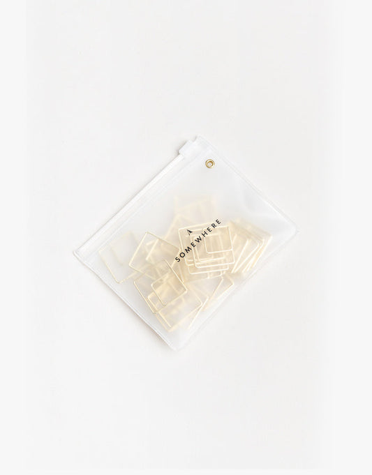 אטבי נייר גיאומטריים – 30 יח'