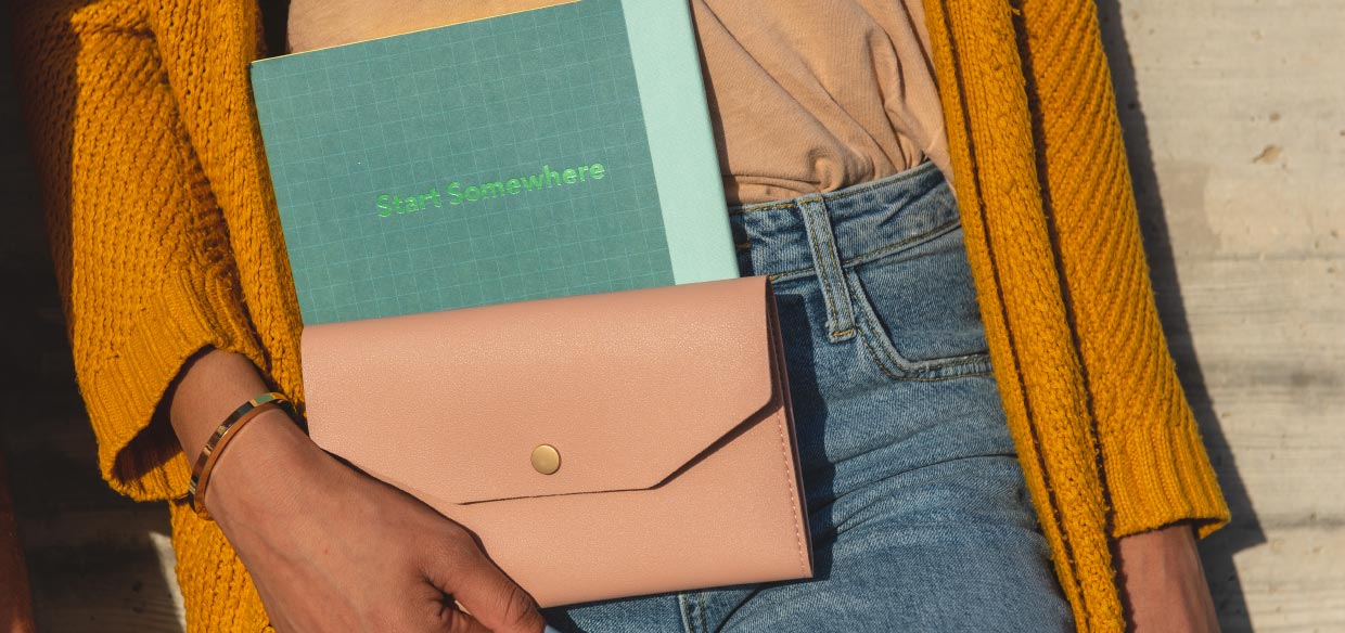 פולדר למחברת Rose