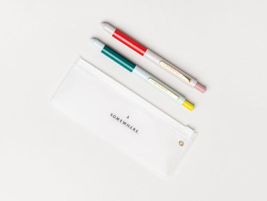 עט כדורי Color Block - זוג