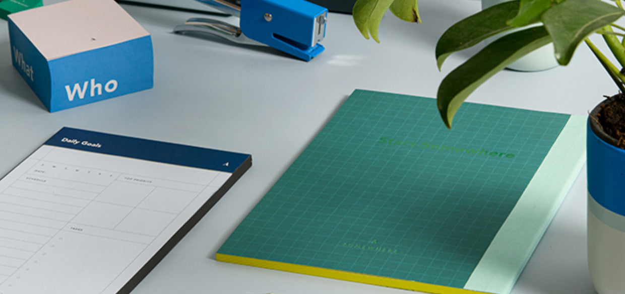 מחברת כריכה רכה גדולה – ירוק יער