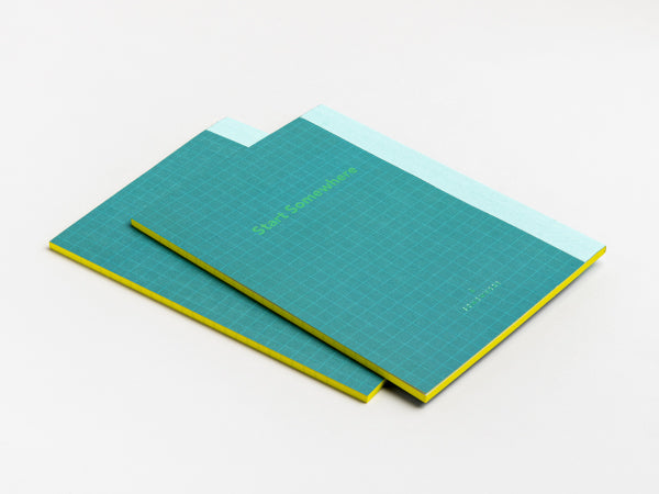 מחברת כריכה רכה גדולה – ירוק יער