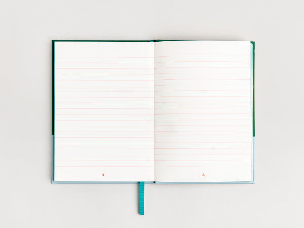 מחברת כריכה קשה – ירוק יער