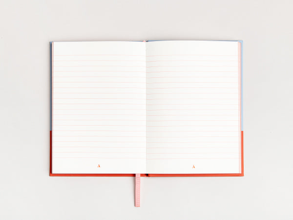 מחברת כריכה קשה – כחול קרח