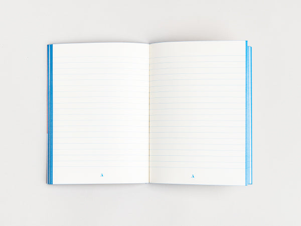 מחברת כריכה רכה – קורל וכחול