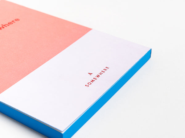 מחברת כריכה רכה – קורל וכחול