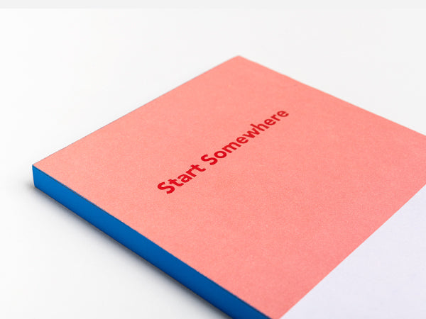 מחברת כריכה רכה – קורל וכחול