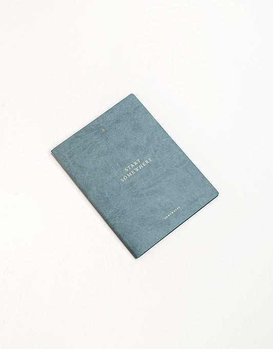 מחברת מודולרית - כריכה רכה בצבע כחול פלדה + 1 מחברת מילוי