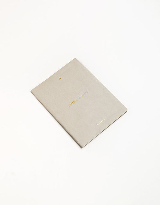 מחברת מודולרית - כריכה רכה בצבע אפור אבן + 1 מחברת מילוי