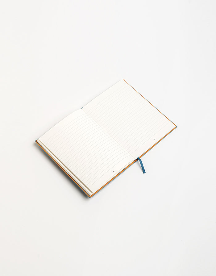 המחברת האולטימטיבית - בצבע כחול פלדה + עט מוזהבת