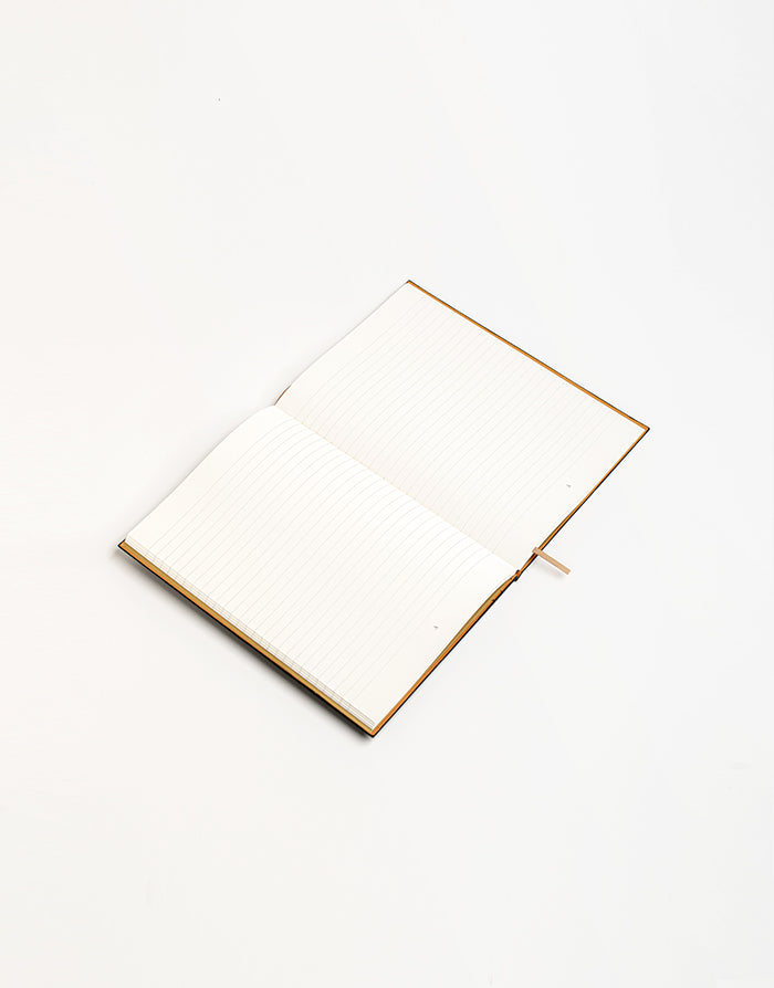 המחברת האולטימטיבית - גדולה -  בצבע גרפיט + עט מוזהבת